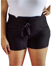 Nika HIGH -WAIST TIE-FRONT SHORTS-Clozit Essentials